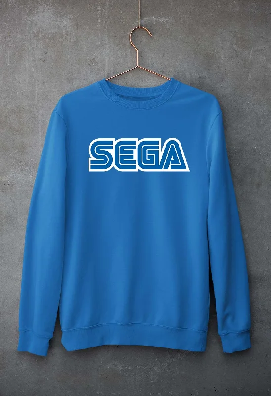 Sega Unisex Sweatshirt for Men/Women Zip Hoodie Drawstring Kangaroo Pocket