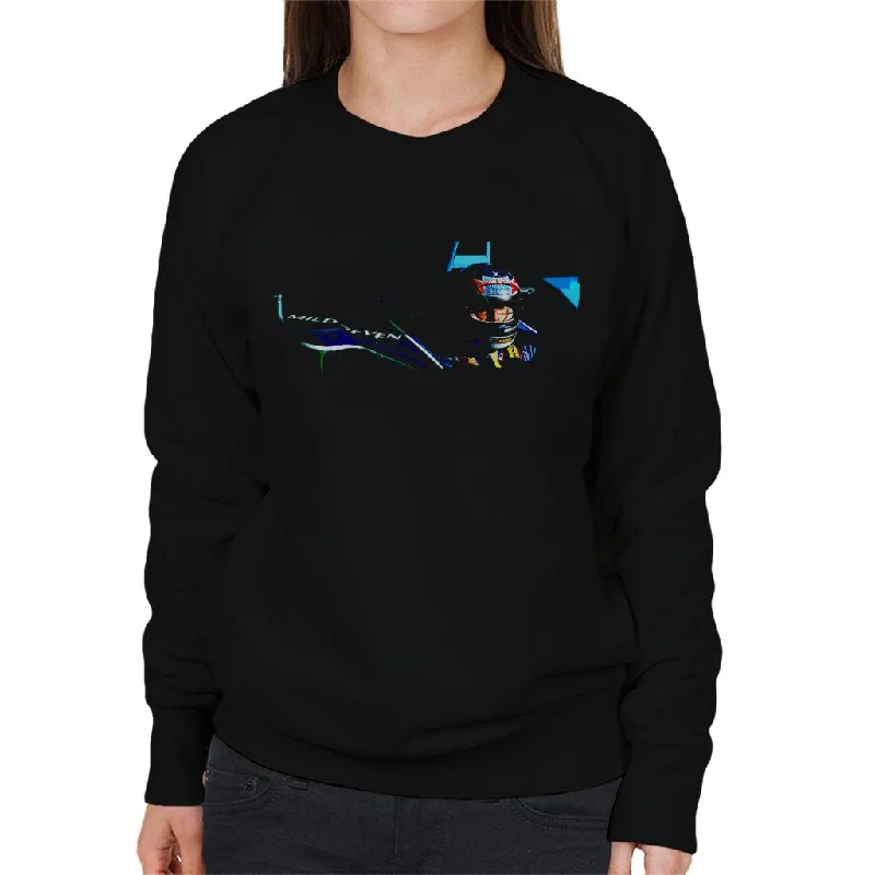 Motorsport Images Michael Schumacher Benetton B194 Women's Sweatshirt Hoodie with Crew Neck Simple Timeless