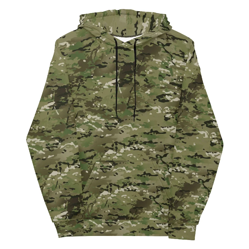 British Royal Marines Commando Brushed Fleece Camouflage Hoodie Hoodie with Cuffed Sleeves Snug Secure