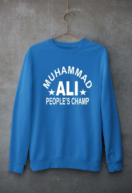 Muhammad Ali Unisex Sweatshirt for Men/Women Hoodie with Batwing Sleeves Loose Dramatic