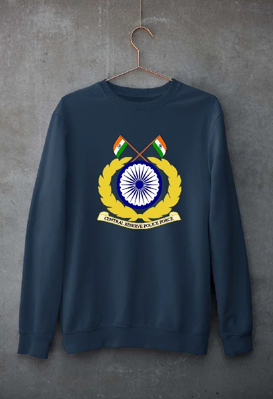 CRPF Unisex Sweatshirt for Men/Women Hoodie with Print Artistic Unique