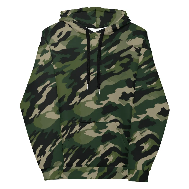 Timberline American Tiger Stripe Camouflage Hoodie Hoodie with Camouflage Military Edgy