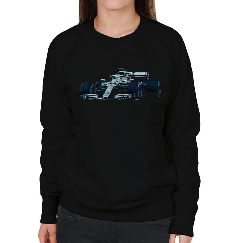 Motorsport Images Mercedes AMG F1 W10 EQ Power Women's Sweatshirt Hoodie with Relaxed Fit Easy Casual