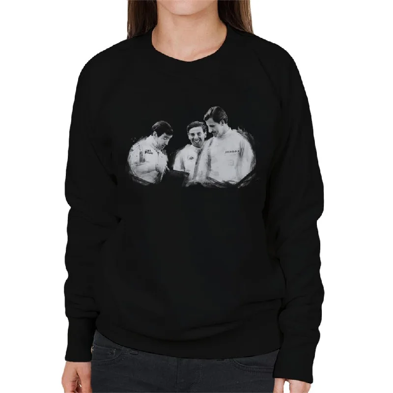 Motorsport Images Jim Clark Et Al Monaco Women's Sweatshirt Hoodie with Oversized Fit Loose Comfortable