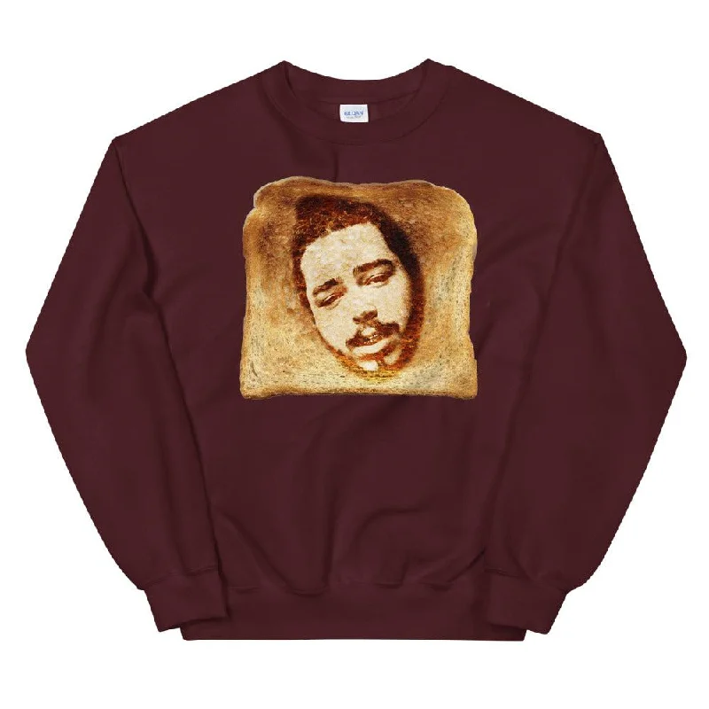 Toast Malone Unisex Sweatshirt Hoodie with Raglan Sleeves Sporty Comfortable