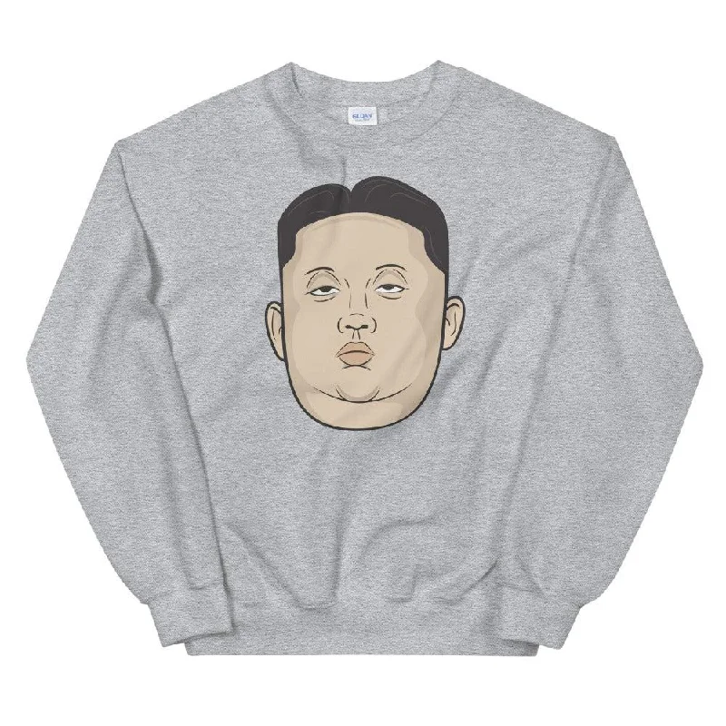 Kim Jong Un Unisex Sweatshirt Hoodie with Elastic Cuffs Stretchable Comfortable