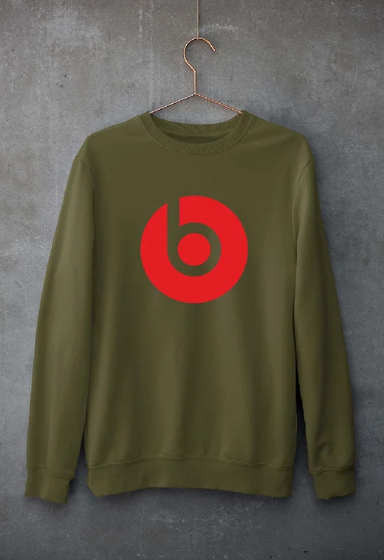 Beats Unisex Sweatshirt for Men/Women Hoodie with Zipper Placket Modern Functional