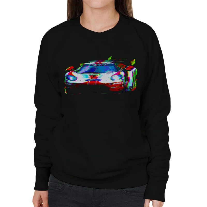 Motorsport Images Ford GT Briscoe Westbrook Dixon Women's Sweatshirt Hoodie with Full-Zip Functional Layering