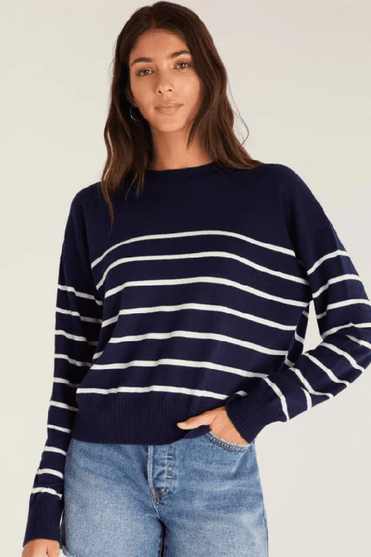 Z Supply Oceana Stripe Sweater Stylish Fashionable Trendy