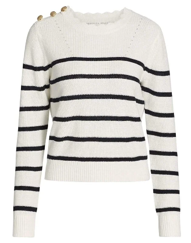 Matin Striped Sweater Casual Formal Business