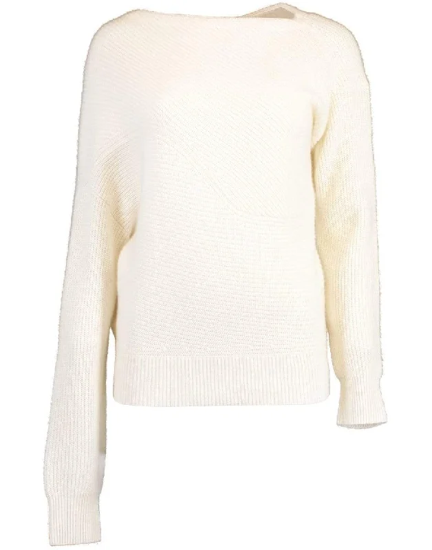 Cashmere and Linen Bias Slide Sweater High Neck Crew Neck V-Neck