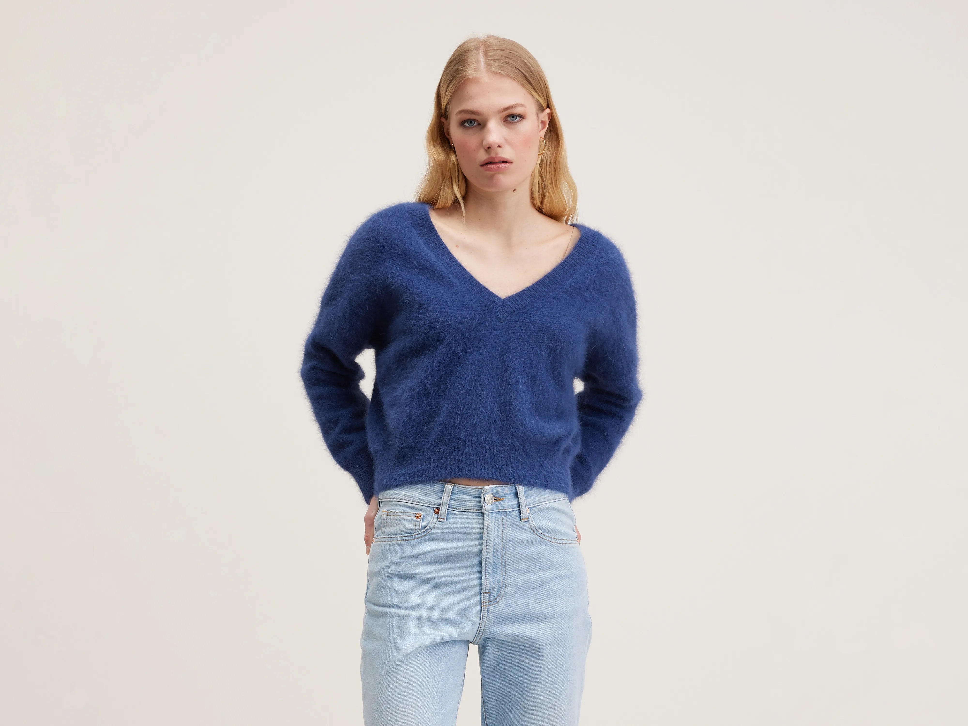 Datev angora-blend sweater (242 / W / ODYSEE) Fitted Loose Oversized