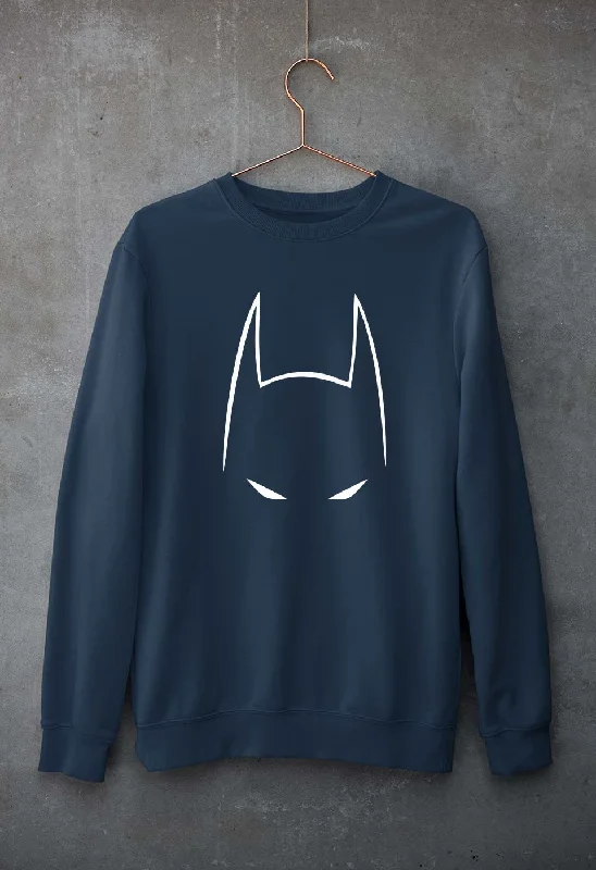 Batman Superhero Unisex Sweatshirt for Men/Women Hoodie with Hidden Zipper Minimalist Clean