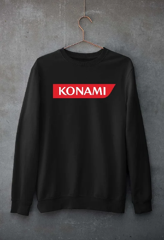 Konami Unisex Sweatshirt for Men/Women Hoodie with Lining Warm Insulated