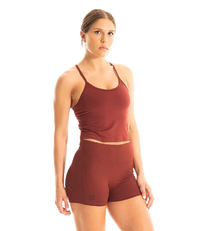 Asana Tank cold shoulder tank