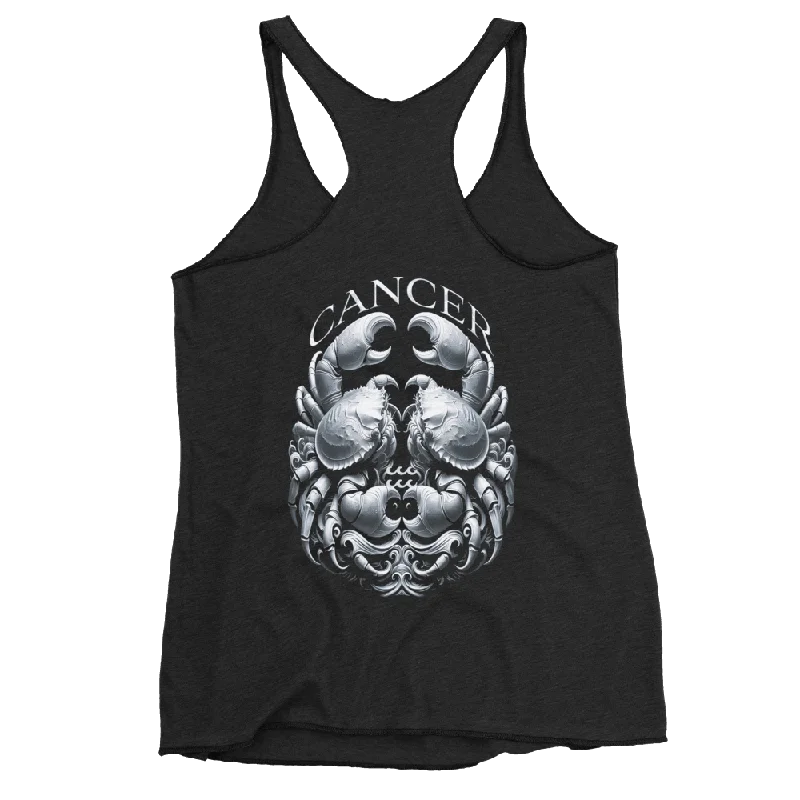 Deadpan Couture "Cancer" Women's Racerback Tank trendy tank top