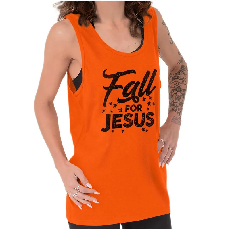 Fall for Jesus Tank Top workout tank top