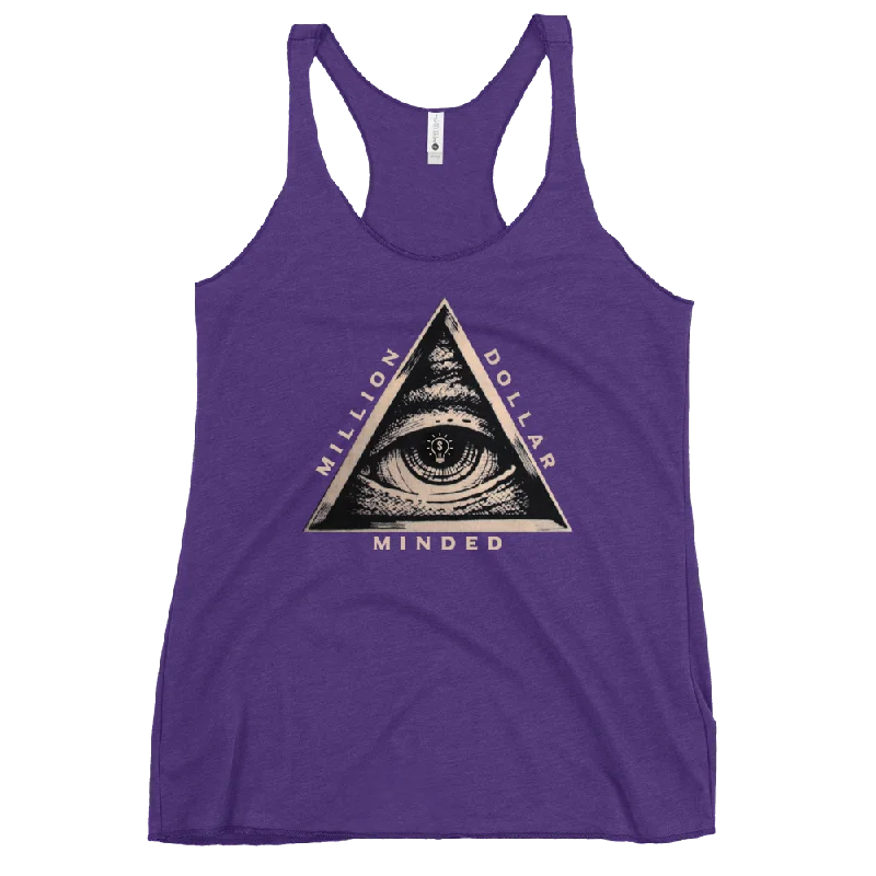 MDM Pyramid Women's Racerback Tank Top neon tank top