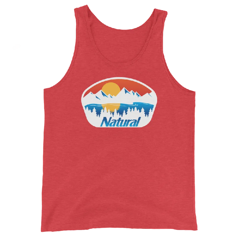 Natural Light Mountains Tank Top spandex blend tank