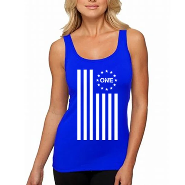 ON1E FLAG Women's Tank Top open back tank