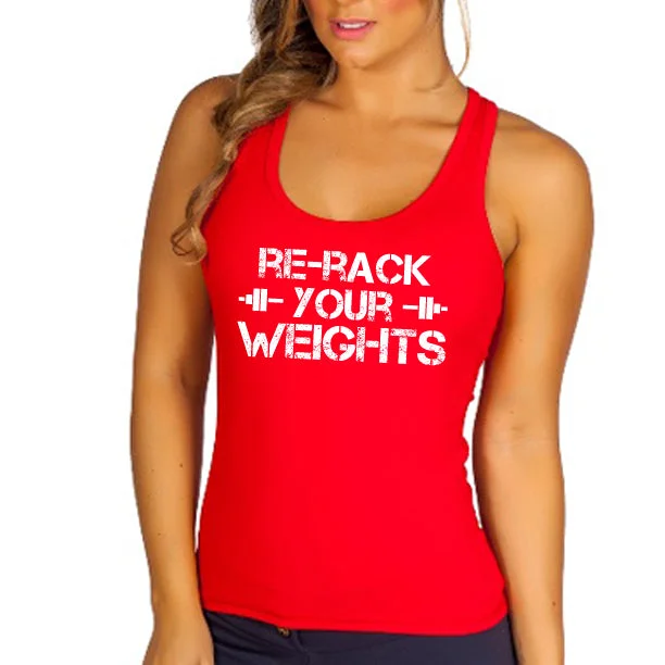 RE-RACK YOUR WEIGHTS Women's Tank Top seamless tank top