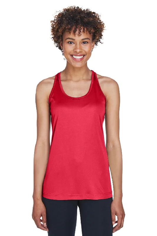 Team 365 Womens Zone Performance Moisture Wicking Tank Top - Red soft tank top