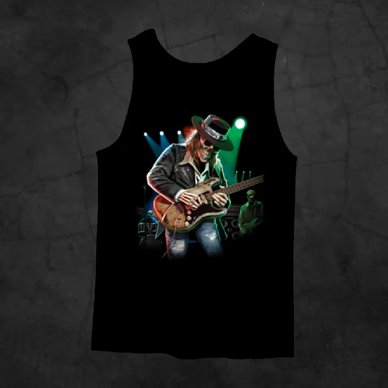 TEXAS BLUES TANK TOP v-neck tank top