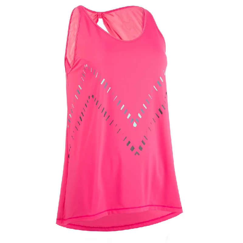 Women's Fitness Dance Tank Top - Pink bronze tank top