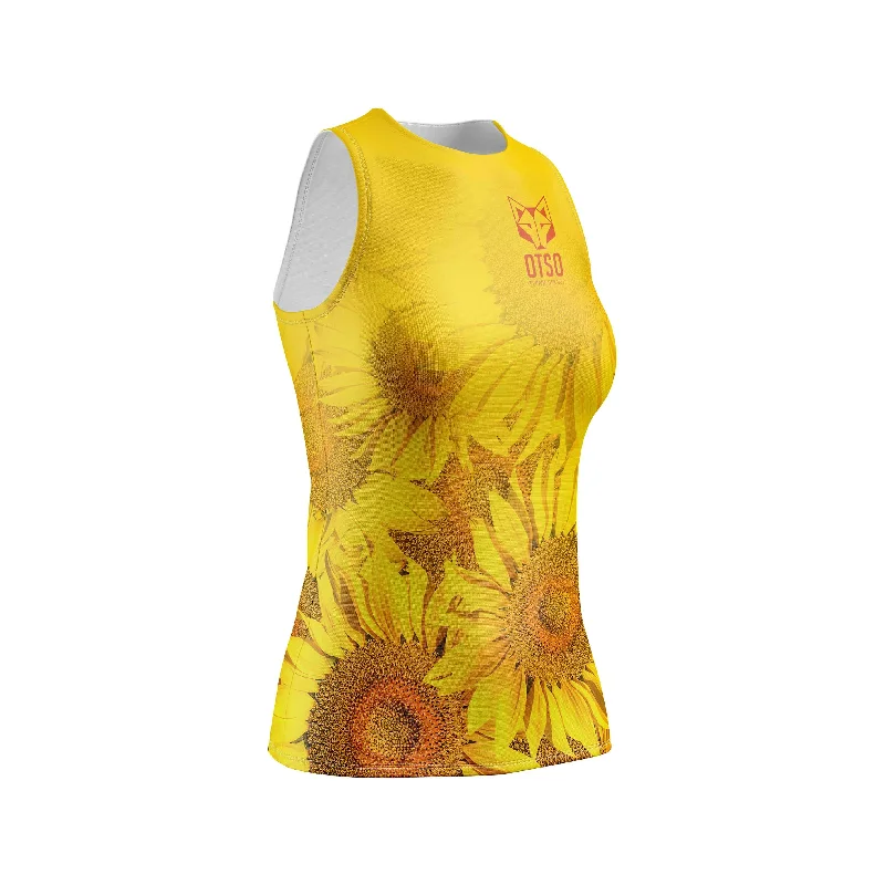 Women's Tank Sunflower cropped tank top