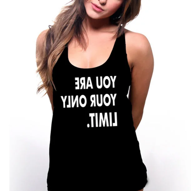 YOU ARE YOUR ONLY LIMIT Women's Tank Top strapless tank top