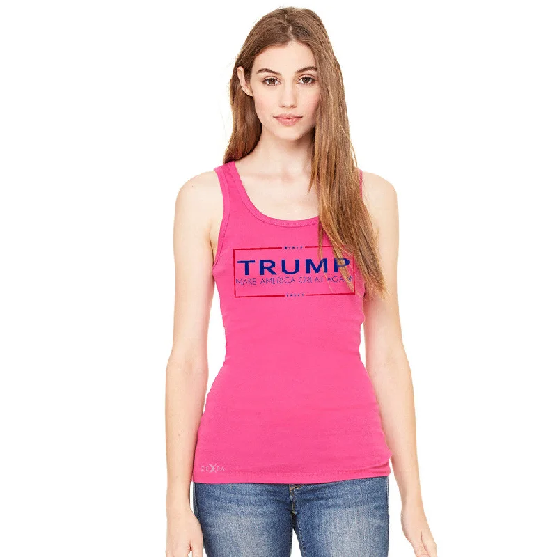 Zexpa Apparel™ Donald Trump Make America Great Again Campaign Classic Desing Women's Tank Top Elections Sleeveless activewear tank top