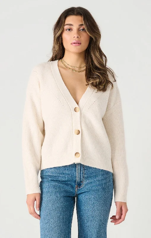 Dex LS Button Front Cardigan Oversized Loose Flowy