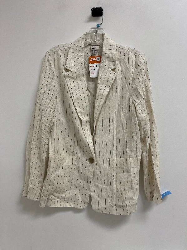 Blazer By A New Day In Cream, Size: S Women's Handmade Blazer