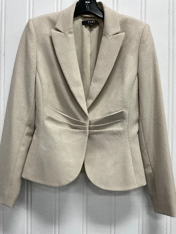 Blazer By Alex Marie In Beige, Size: S Women's Elegant Blazer