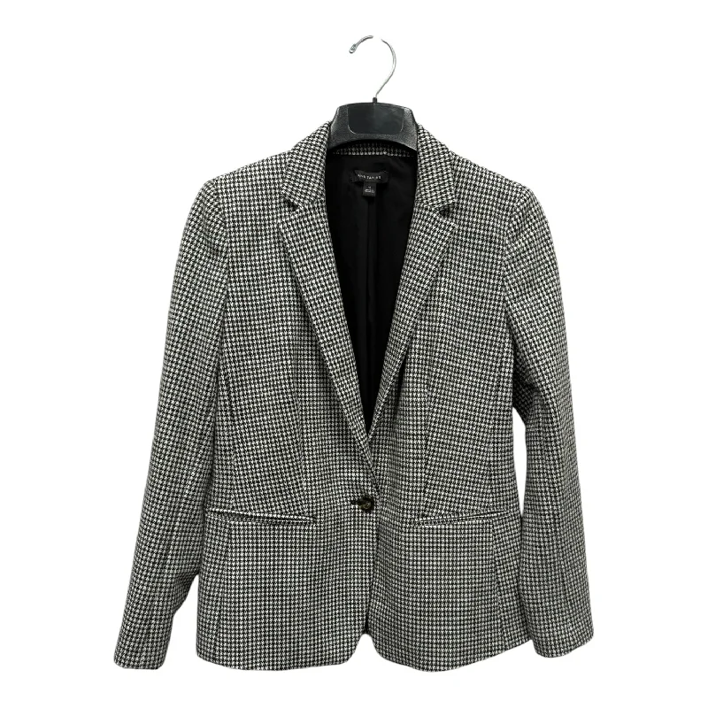 Blazer By Ann Taylor In Black & White, Size:M Women's Fashion Blazer