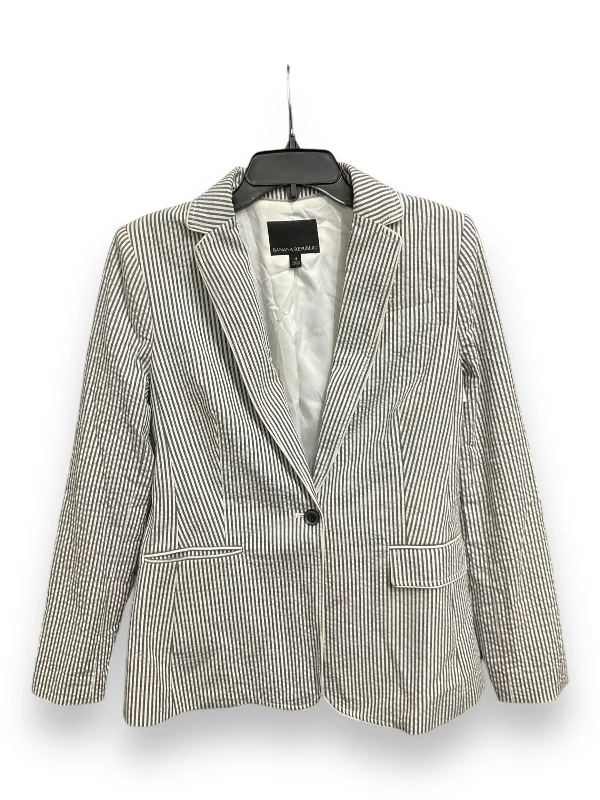 Blazer By Banana Republic In Striped Pattern, Size: S Women's Fashion Blazer