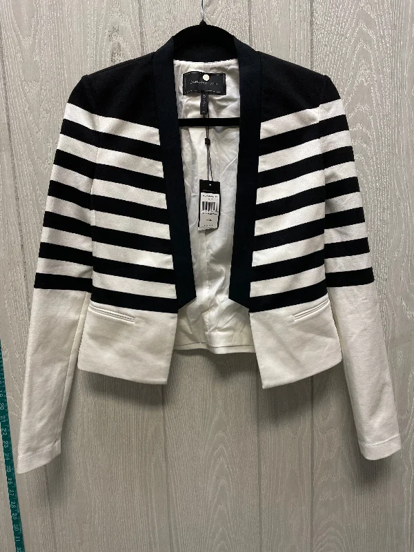 Blazer By Bcbgmaxazria In Black & Cream, Size: Xs Women's Trendy Jacket