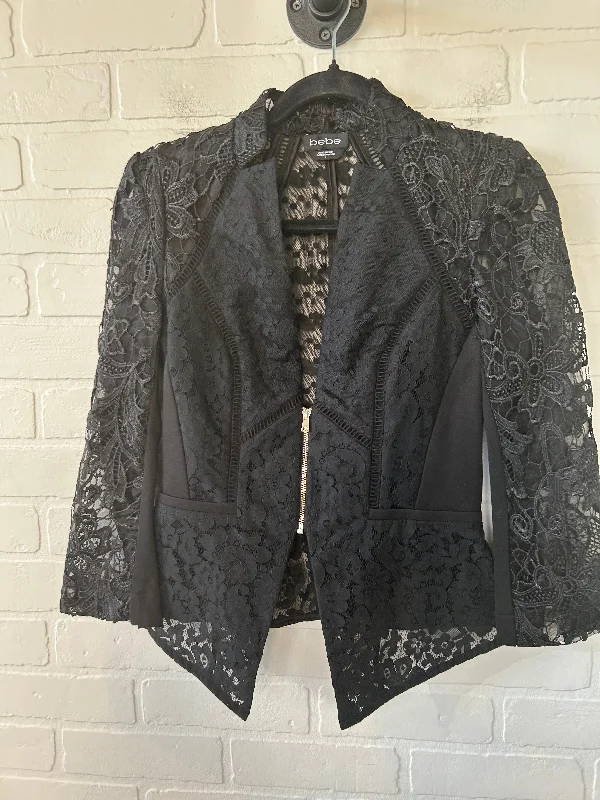 Blazer By Bebe In Black, Size: Xs Women's Handmade Blazer