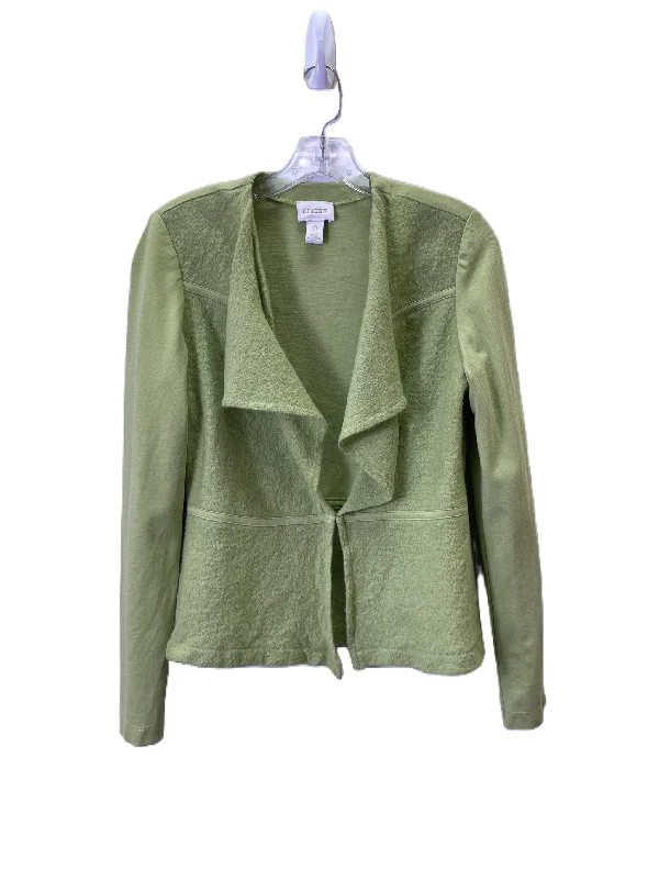 Blazer By Chicos In Green, Size: S Women's Boutique Jacket