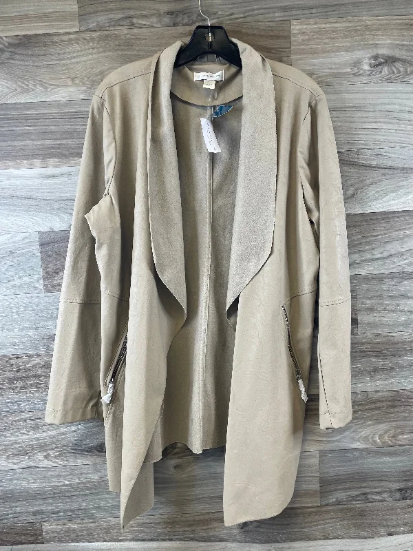 Blazer By Christopher And Banks In Tan, Size: Xl Women's Banquet Suit