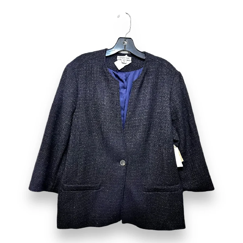 Blazer By Coldwater Creek In Black & Blue, Size: 18 Women's Classic Blazer