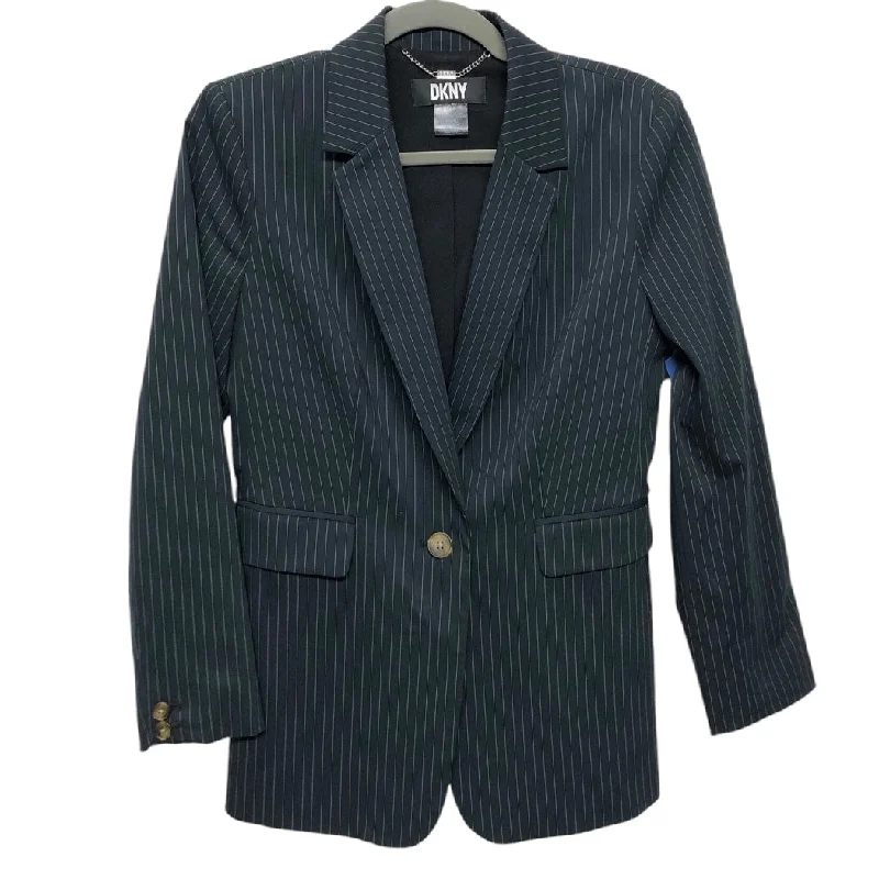 Blazer By Dkny In Navy, Size: 2 Slim Fit Blazer