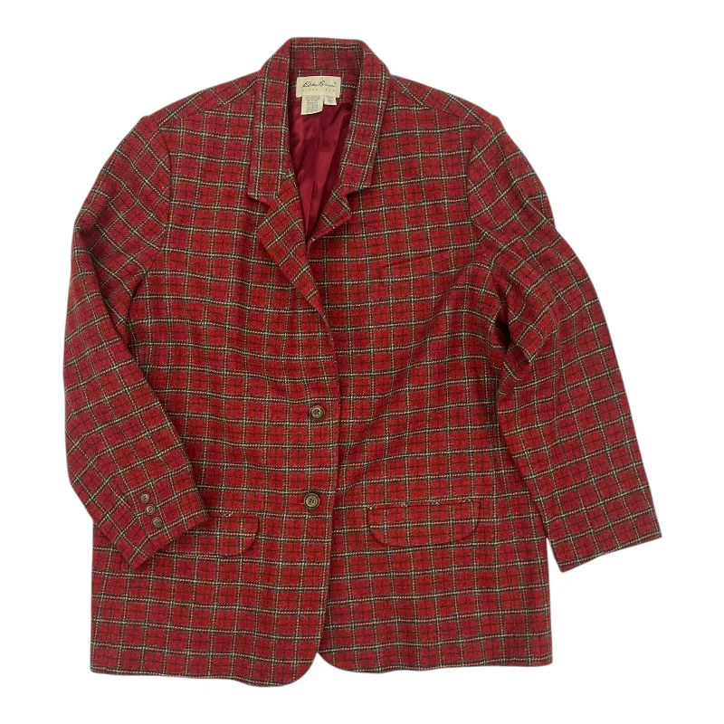 Blazer By Eddie Bauer In Red, Size:2X Women's Custom Jacket