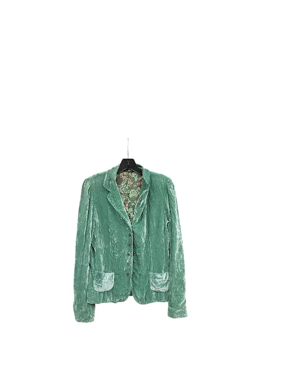 Blazer By Elie Tahari In Green, Size: Xs Linen Women's Suit