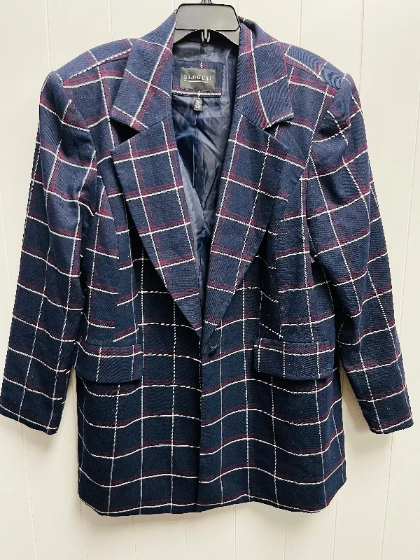 Blazer By Eloquii In Navy, Size: 20 Women's Solid Blazer