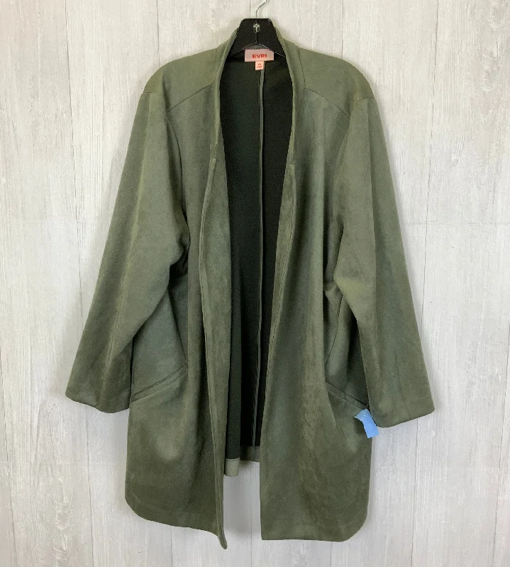 Blazer By Evri In Green, Size: 2x Women's Boutique Suit