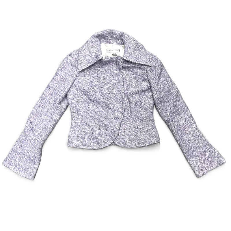 Blazer By Garfield And Marks In Purple, Size: Xs Women's Trench Blazer