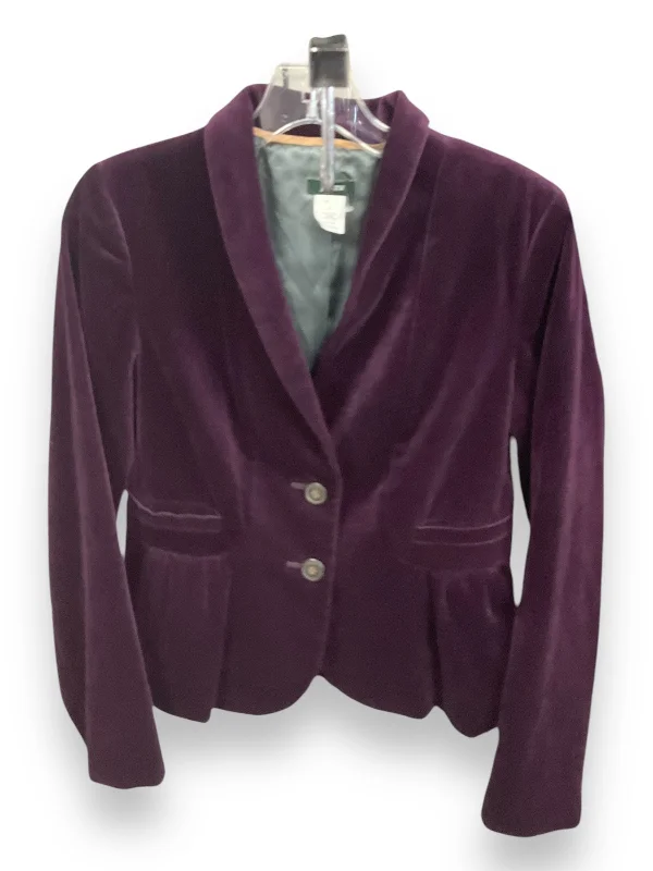 Blazer By J. Crew In Purple, Size: 4 Women's Boutique Suit