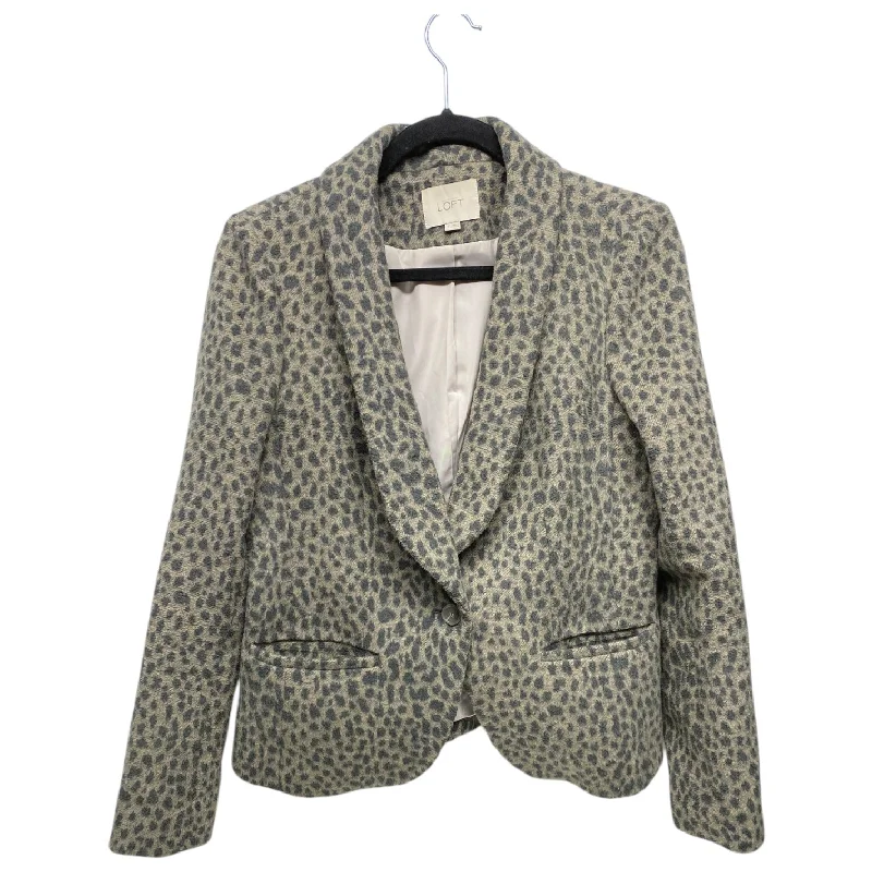 Blazer By Loft In Animal Print, Size: 2 Women's Vintage Jacket