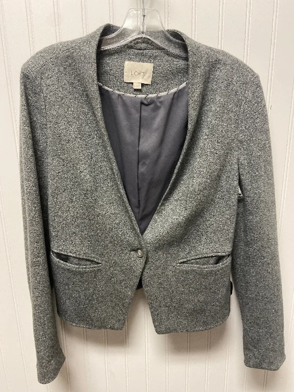 Blazer By Loft In Grey, Size: M Women's Vintage Suit